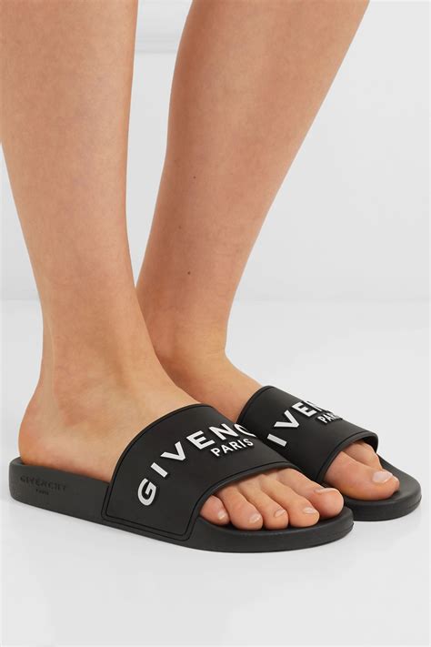 givenchy printed rubber slides|Givenchy slides women.